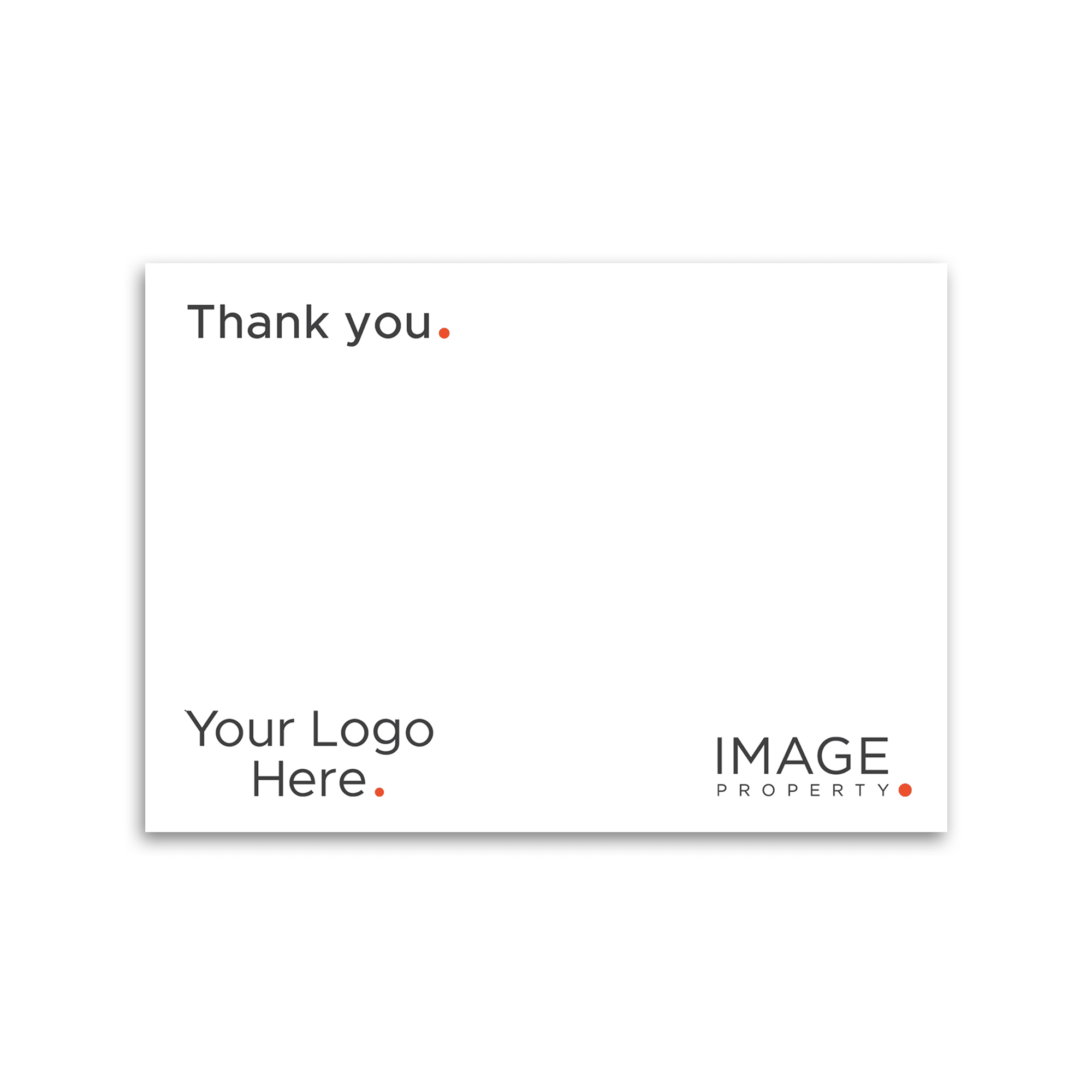 A6 One Sided Print Card