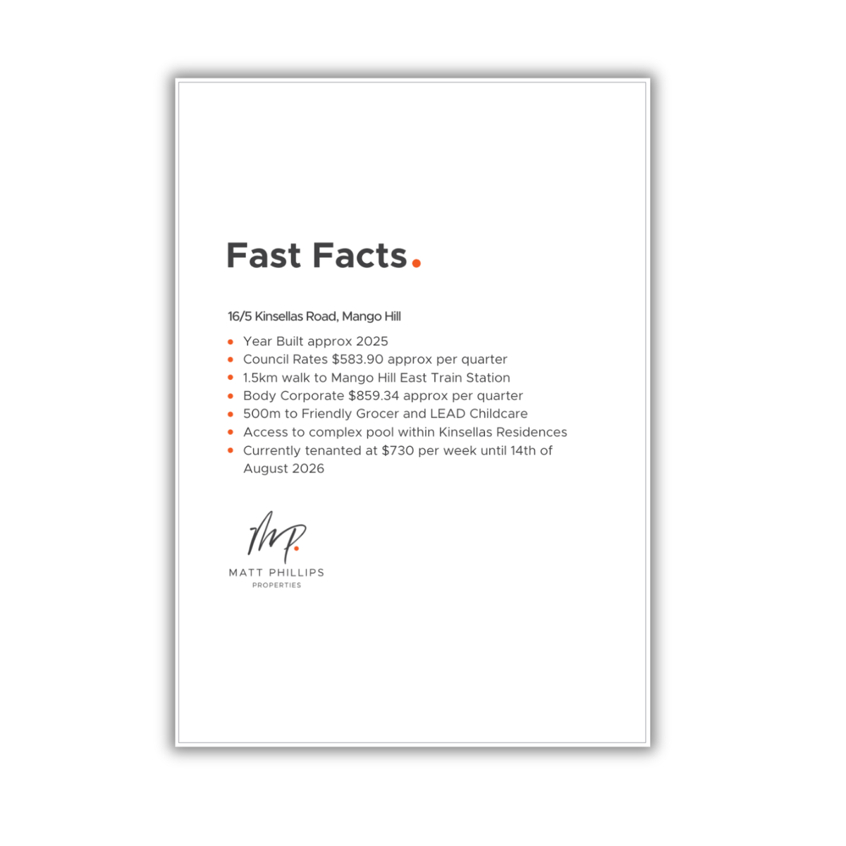 Fast Facts