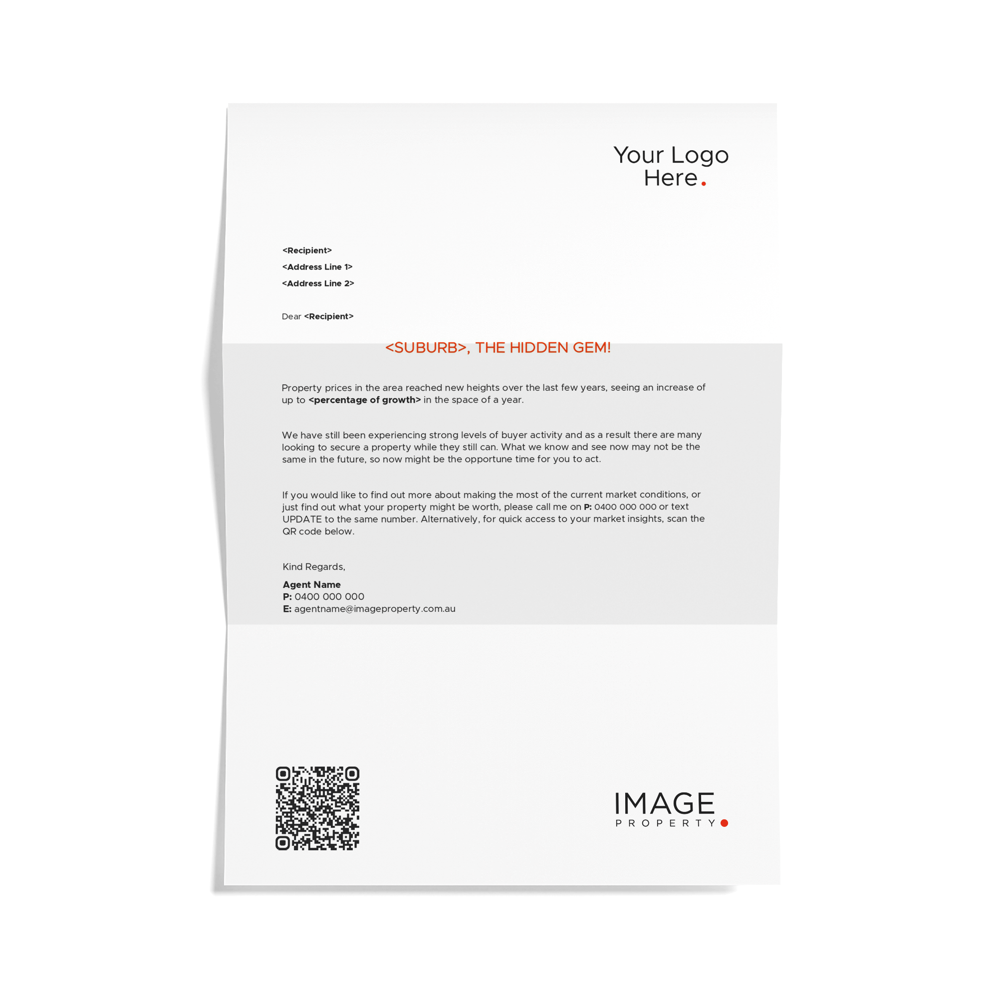 Suburb Hidden Gem Letter